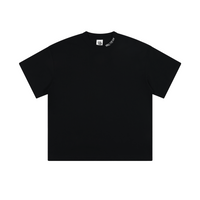 MFN Tee in black with oversized fit, featuring 'Made For Now' embroidered on the collar. A stylish unisex t-shirt for modern streetwear fashion.